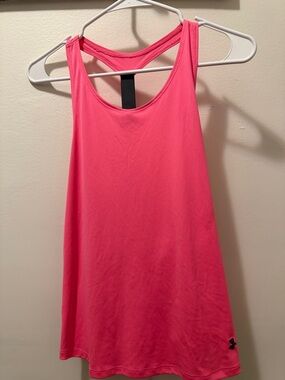 Under Armour Hot Pink Racerback Performance Tank